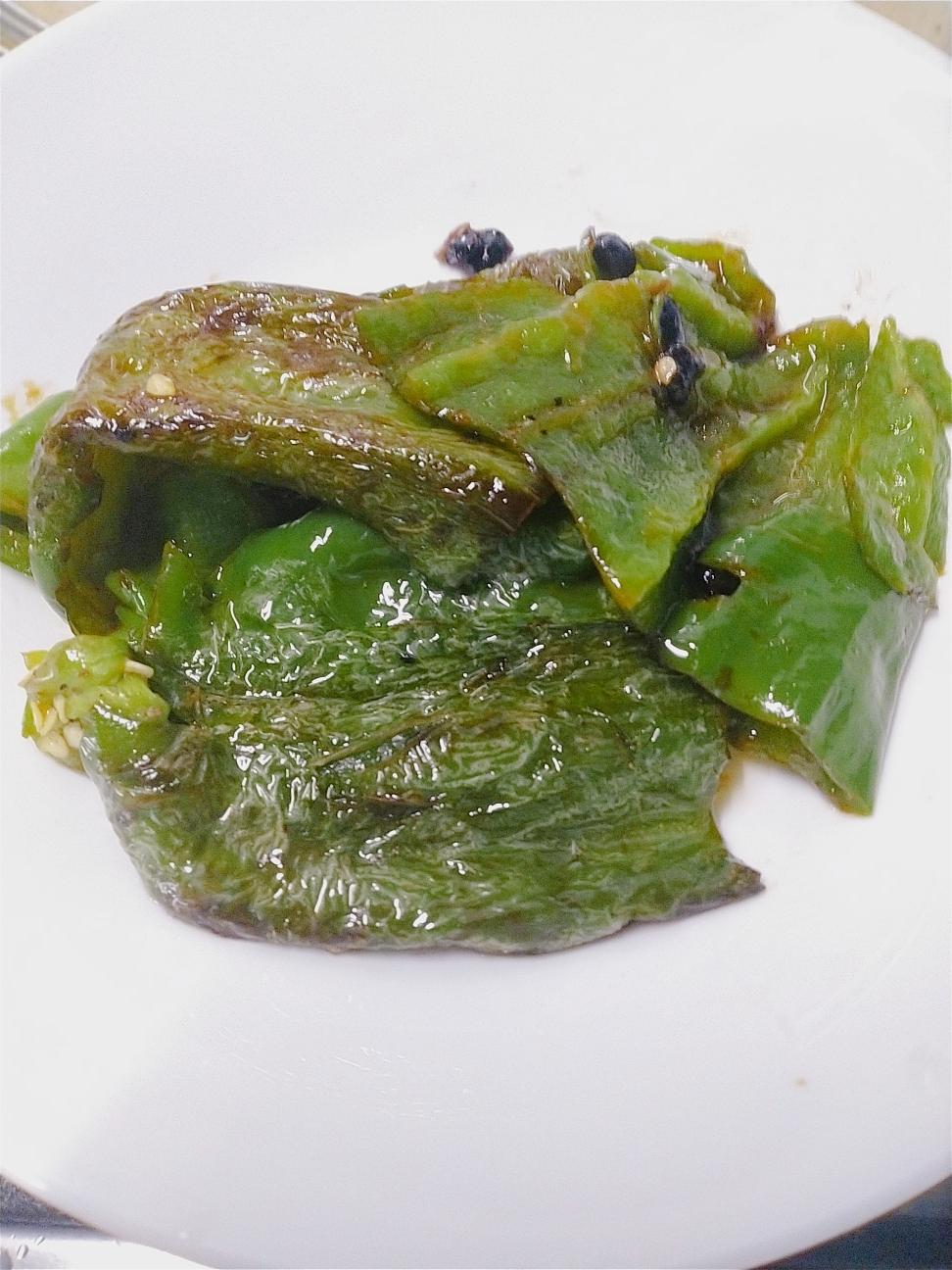 电饭煲也能做的虎皮青椒