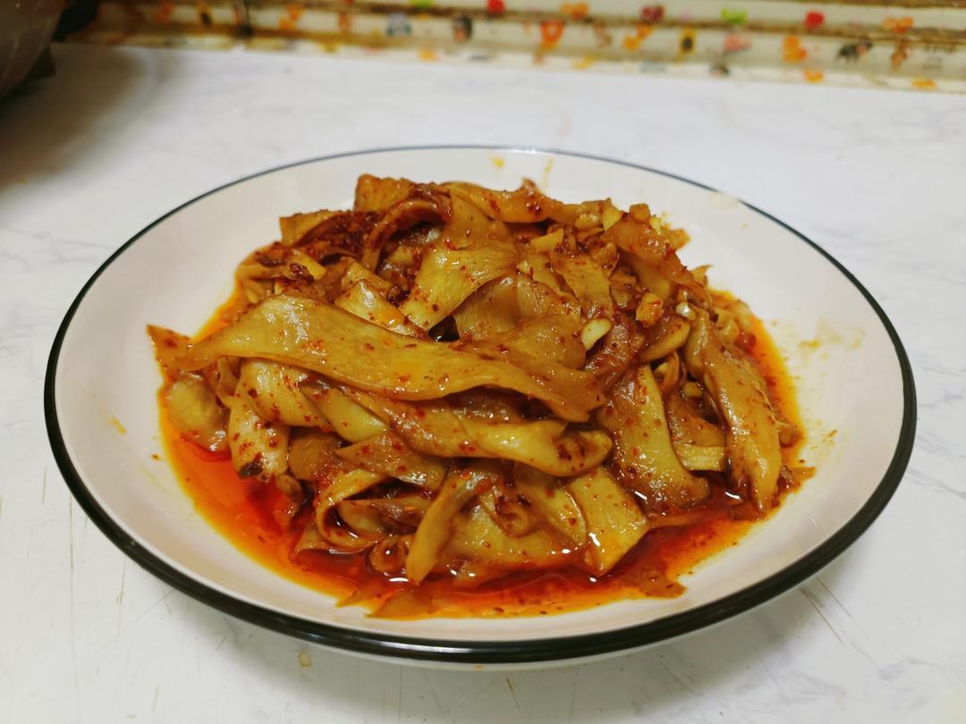 减脂｜0淀粉刀削面｜炒杏鲍菇