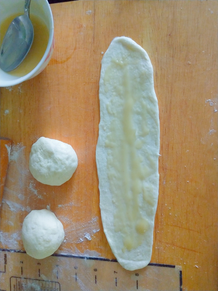 枣泥（豆沙）发面油酥饼的做法 步骤12