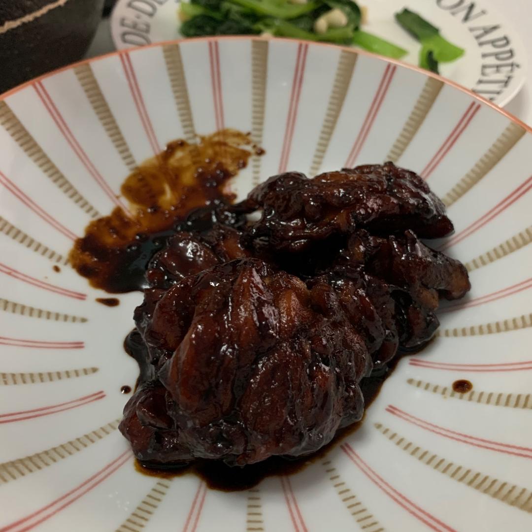 蒜香照烧鸡腿肉
