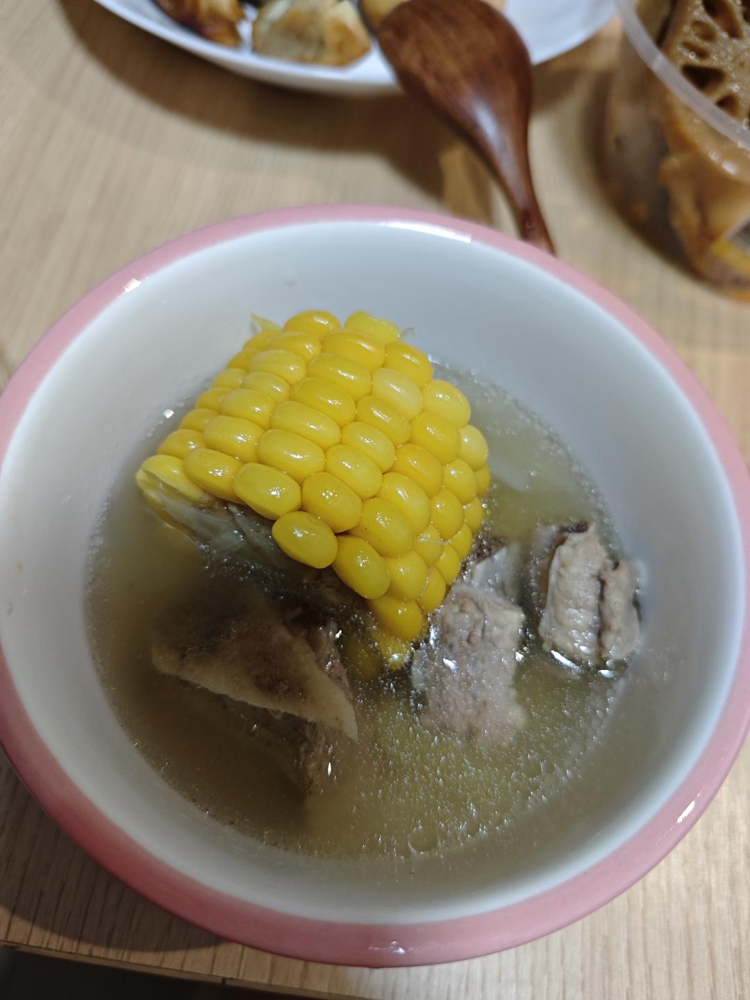 玉米排骨汤（简易电饭煲版）