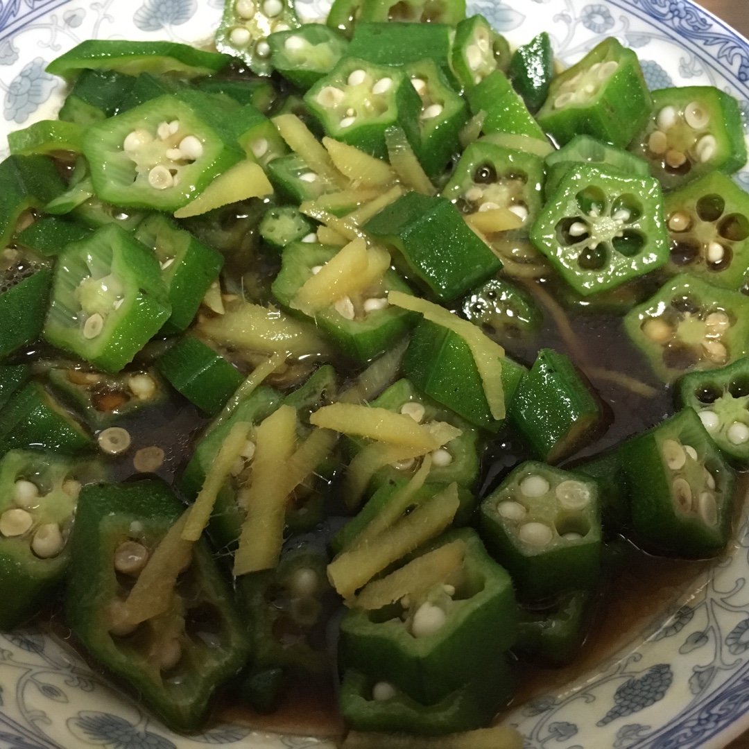 【白灼秋葵】清爽简单