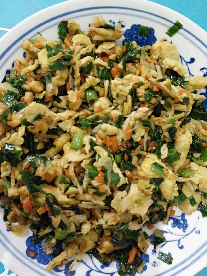 皮薄馅大～韭菜鸡蛋饼