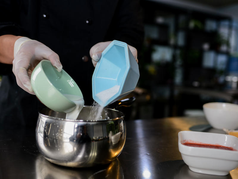 纯奶手撕吐司的做法 步骤1