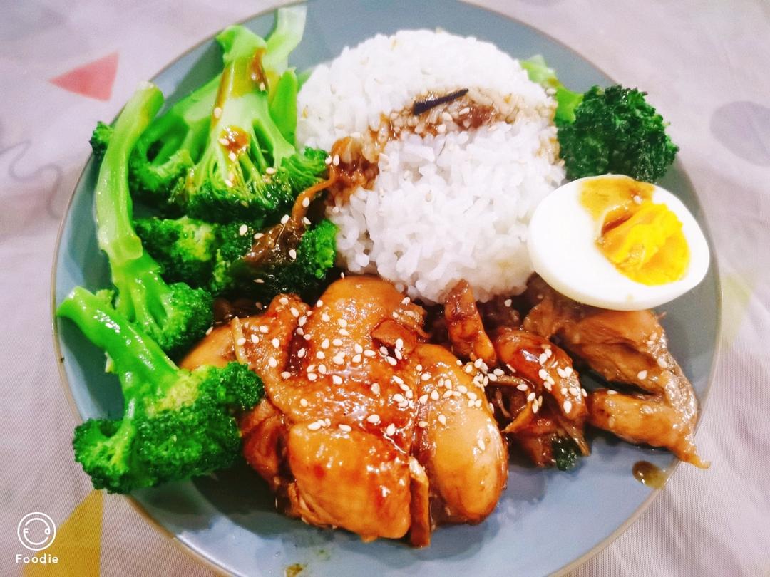 照烧鸡腿饭