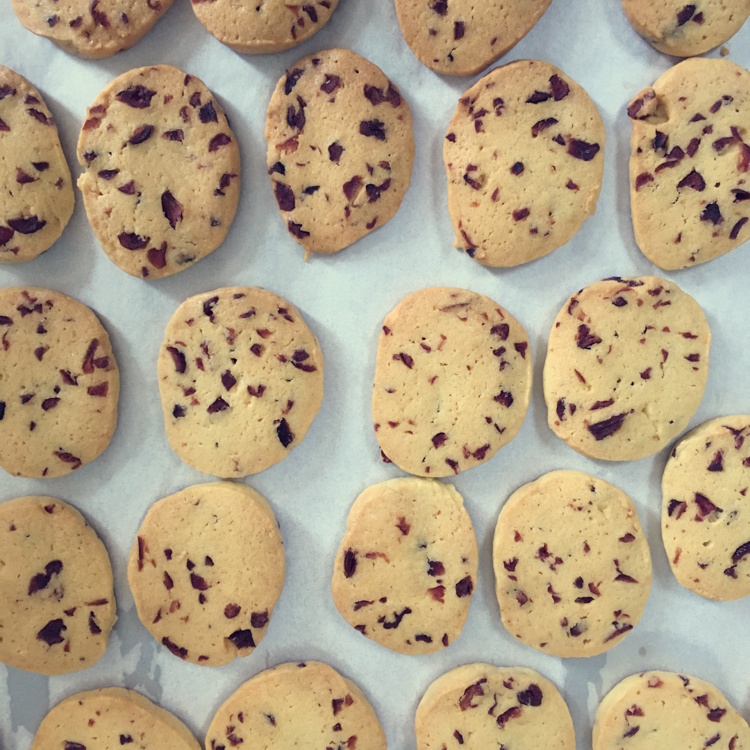 低糖少油版蔓越莓饼干