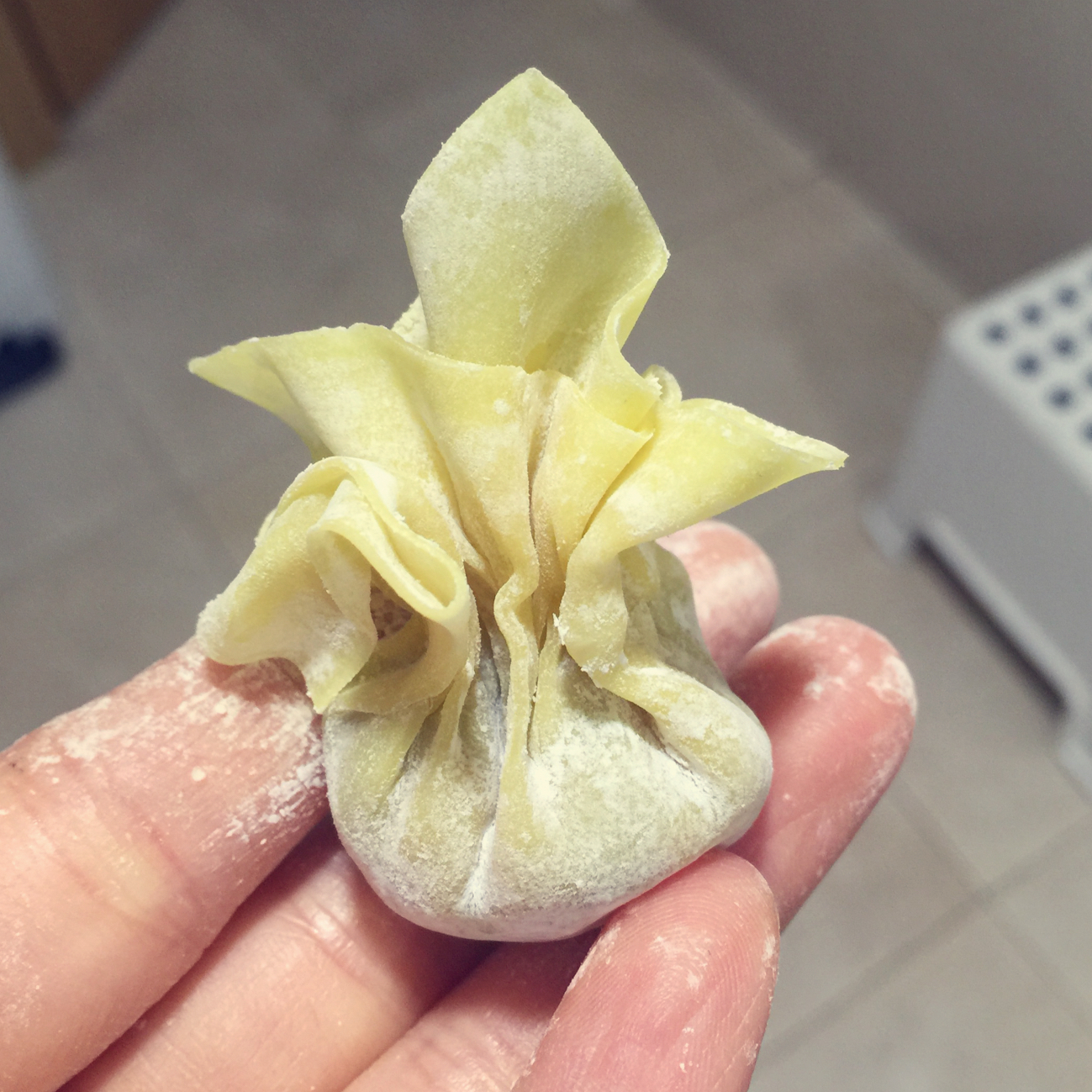 小馄饨的包法