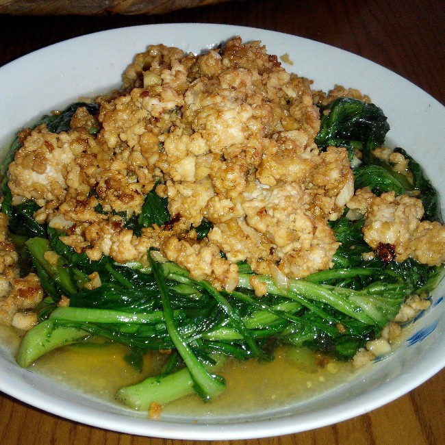 清炒茼蒿