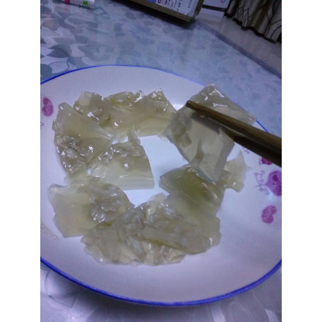 吃真正的胶原蛋白：水晶皮冻