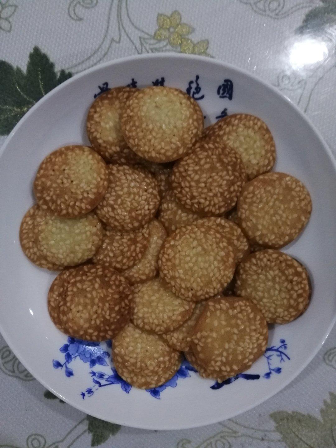 芝麻薄脆饼干