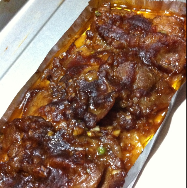 土豆片烤辣五花