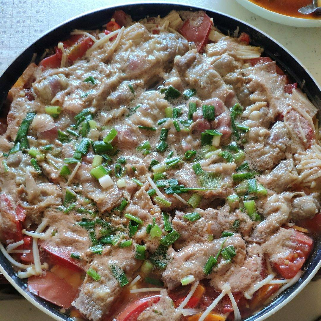 西红柿炖牛肉，酸酸的开胃菜