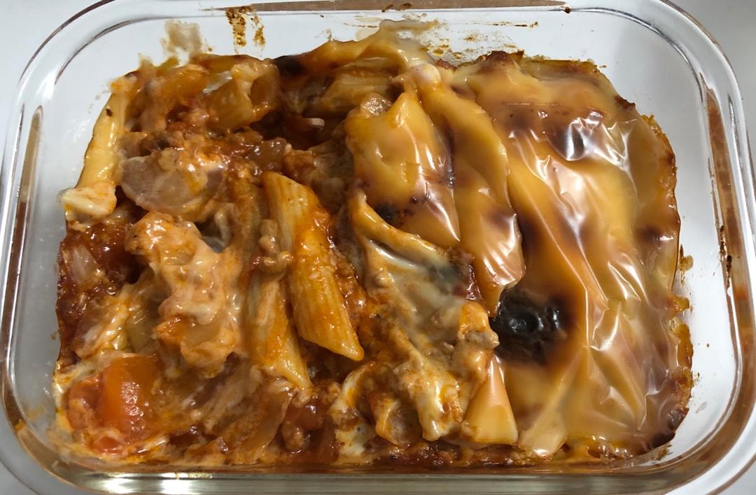 经典芝士焗意面