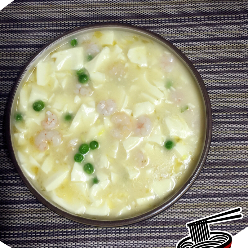 虾仁豆腐煲