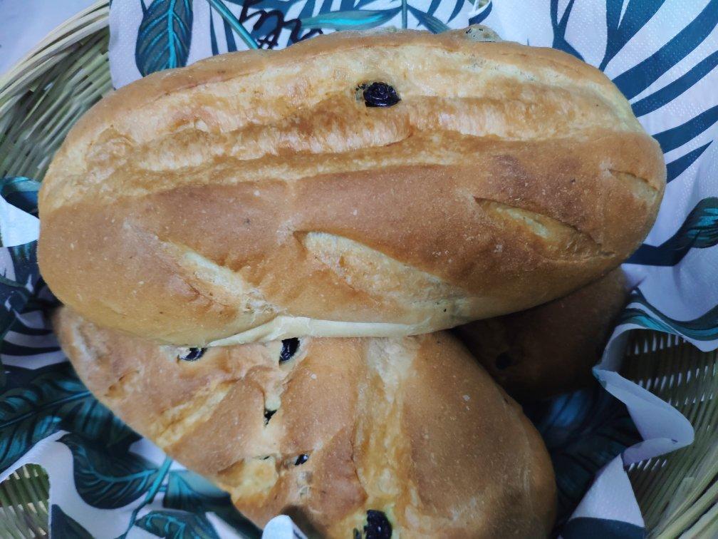 家庭版烤箱制作红酒蔓越莓核桃软欧包