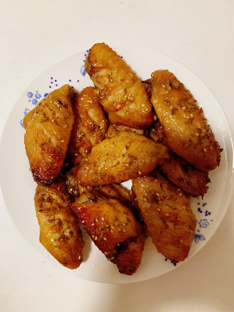 金宝喵做的蜜汁脆皮烤翅脆飒飒