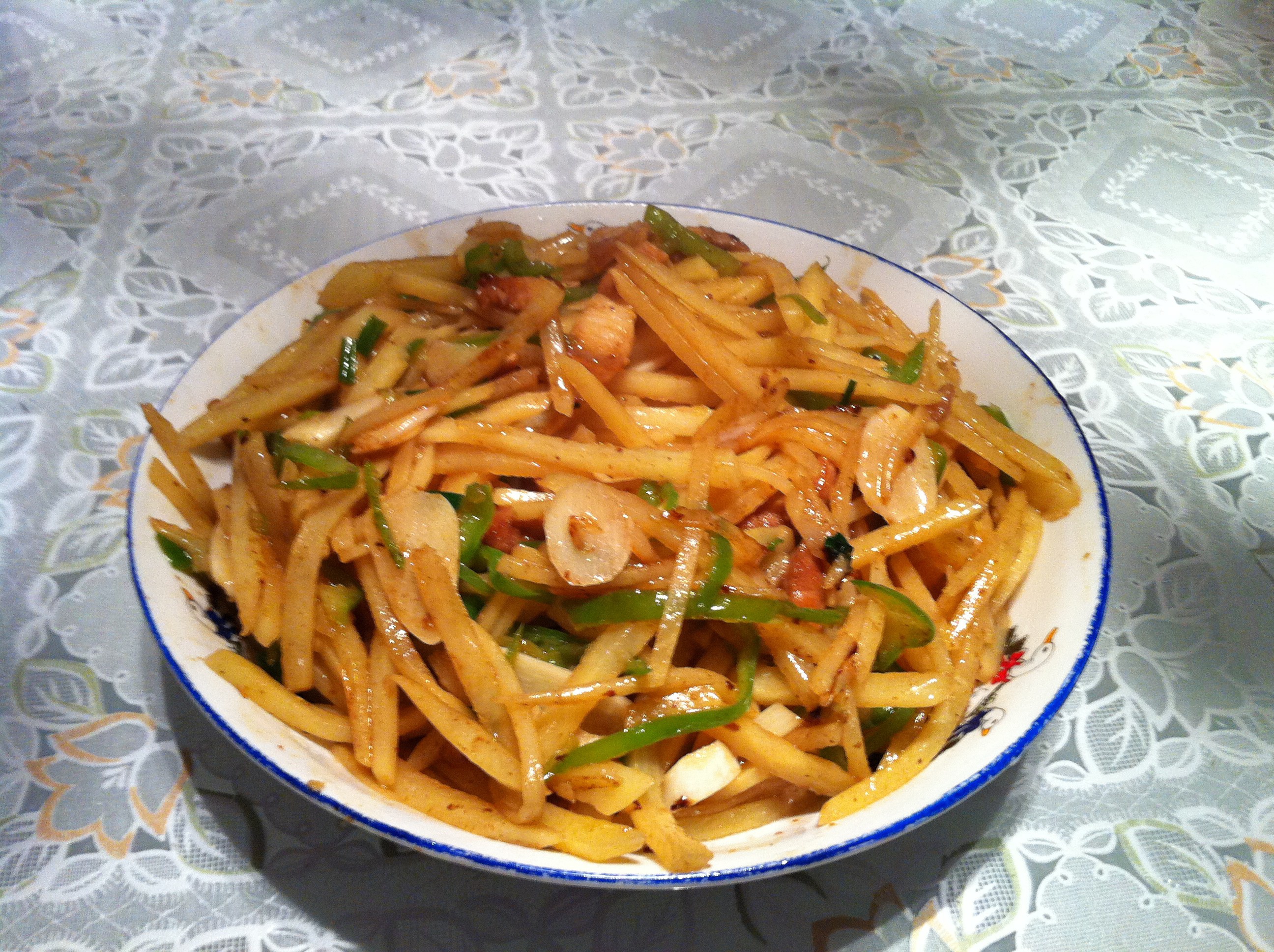 土豆炒肉丝