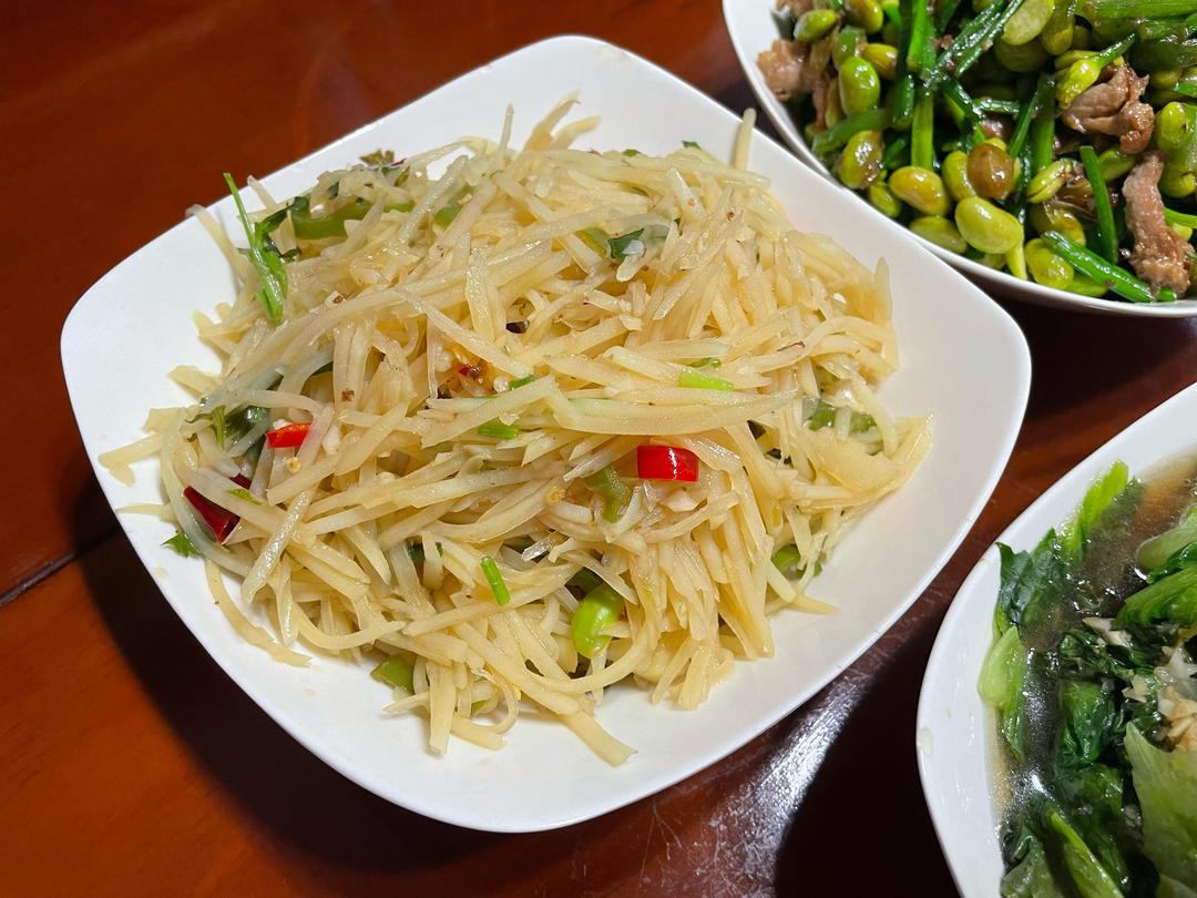 酸辣土豆丝的家常做法 超级下饭