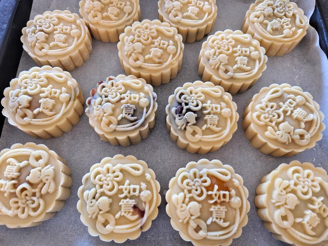 50g广式月饼蛋黄豆沙馅