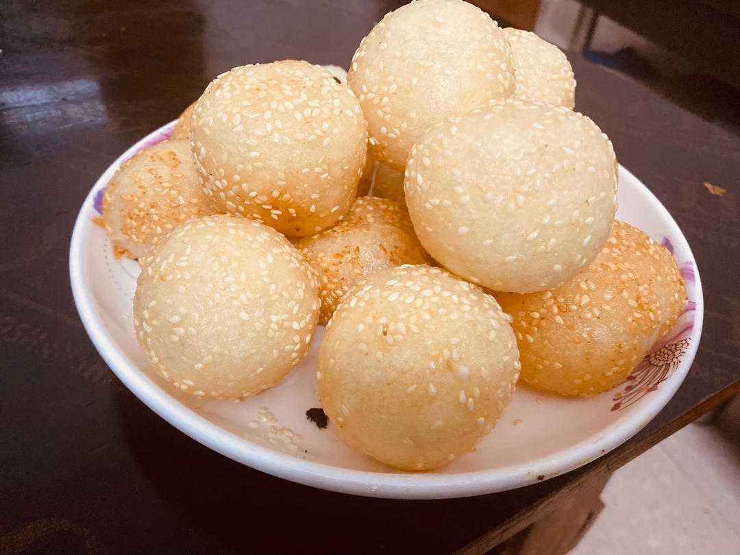 空心油麻球