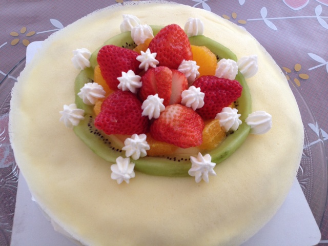 榴莲千层蛋糕（stratiform cake）