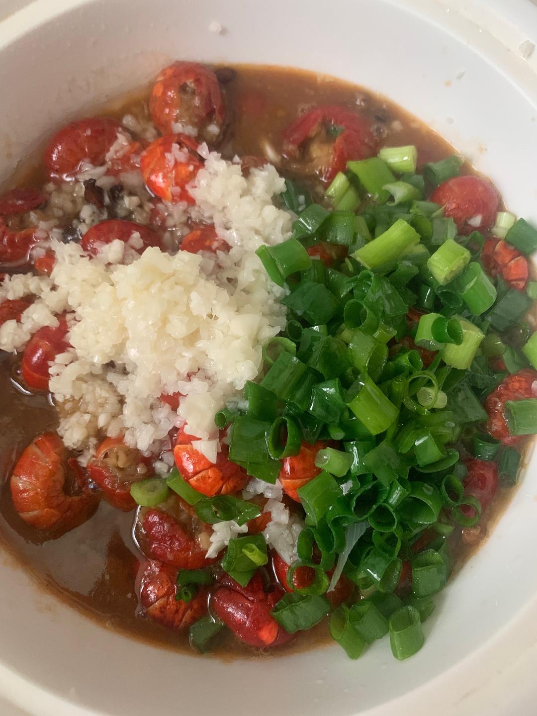 简单的蒜香虾尾