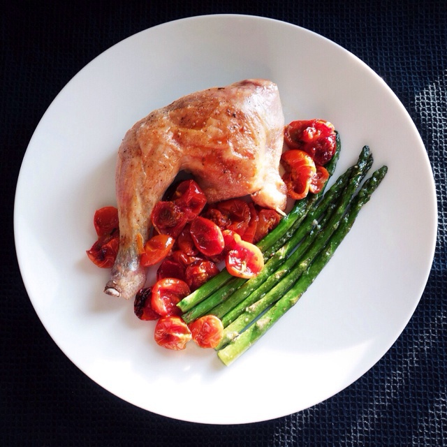 番茄大蒜香草烤鸡腿（庄祖宜）
