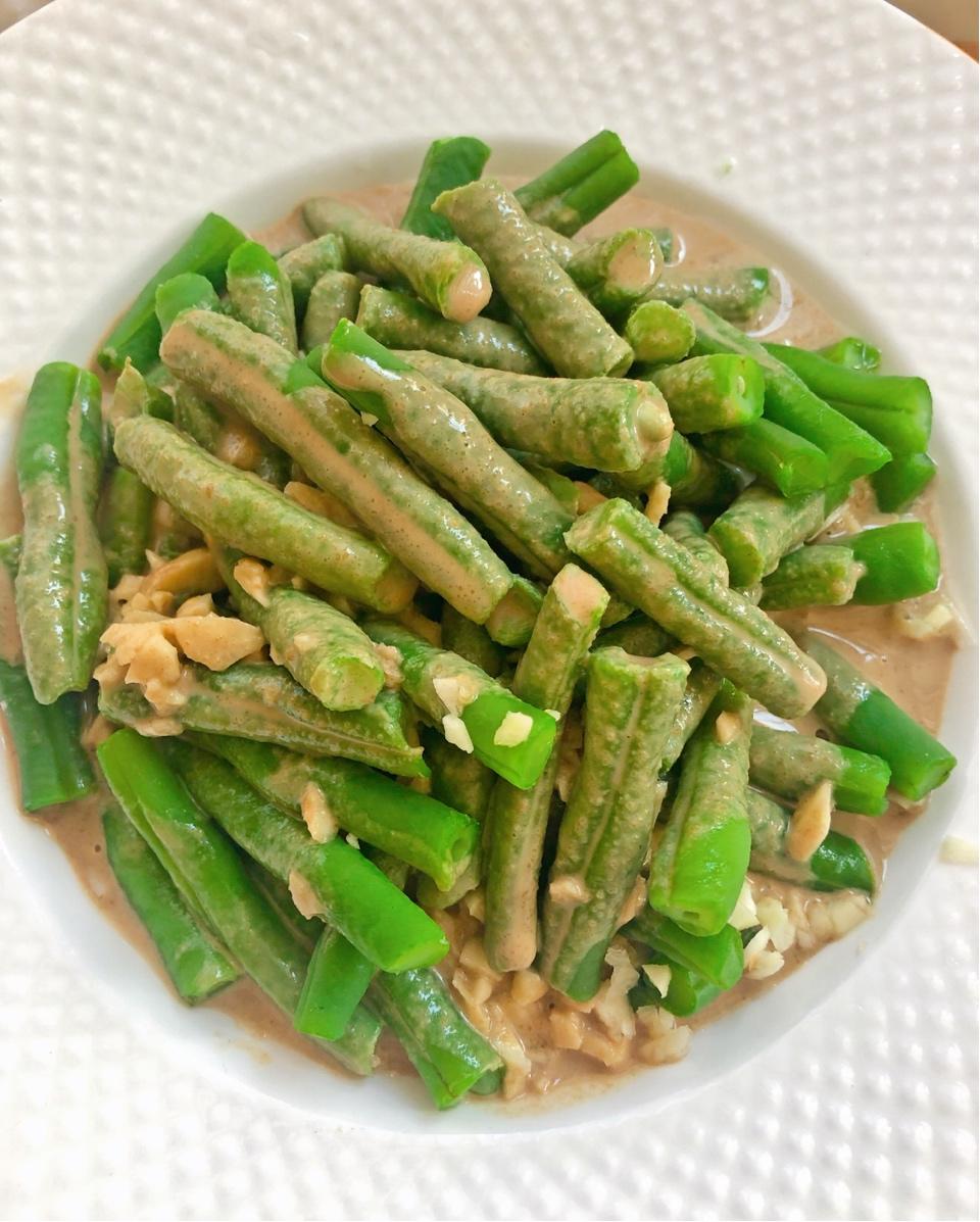 家常可口凉拌菜麻酱豆角