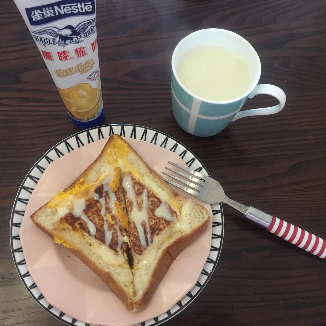 一片面包的三明治