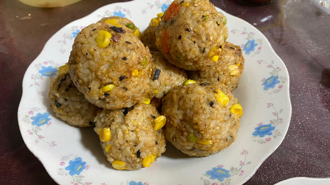 🔥剩米饭的神仙吃法！！巨好吃👉日式烤饭团