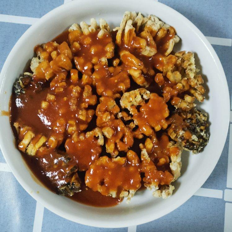 酸甜可口的杏鲍菇版菊花鱼😋开胃❗️爽口❗️