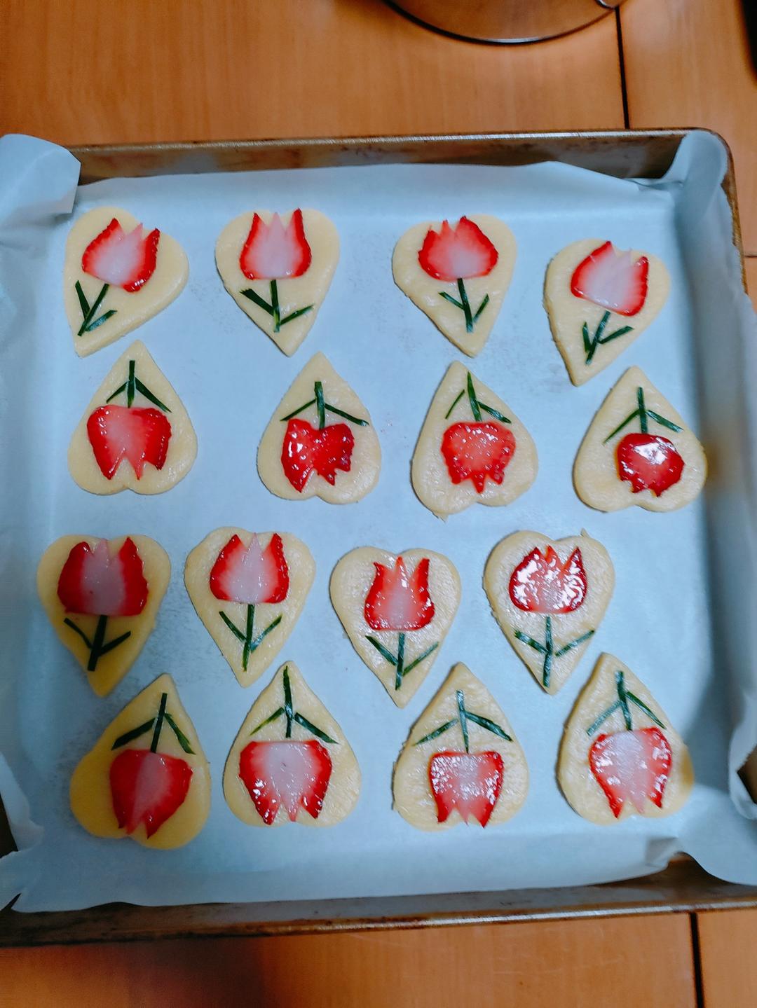郁金香复古风饼干