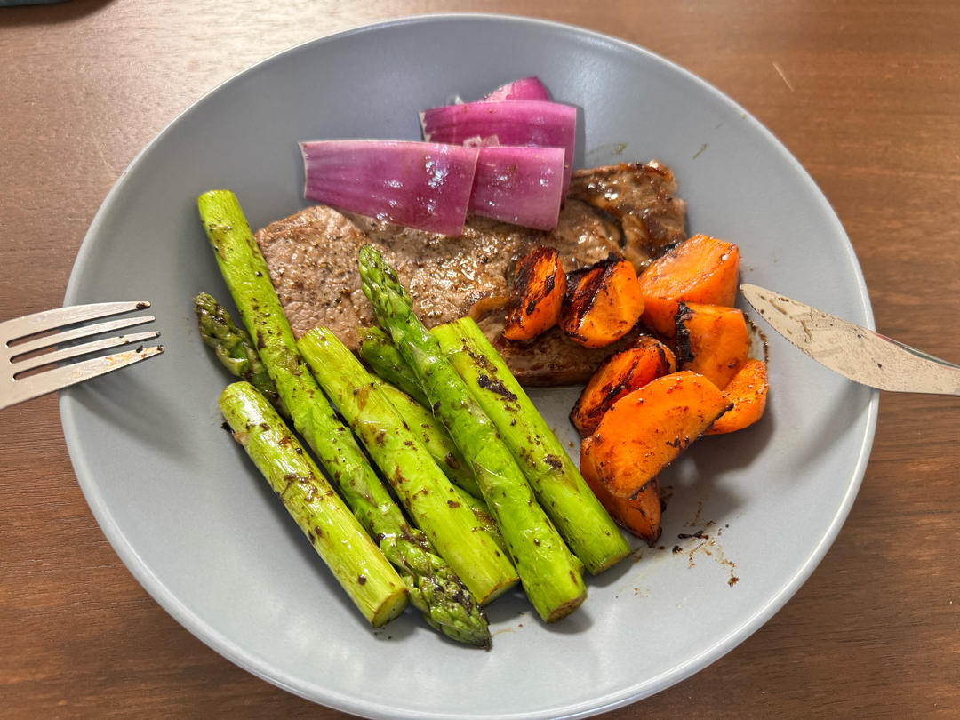 香煎芦笋（牛排配菜）