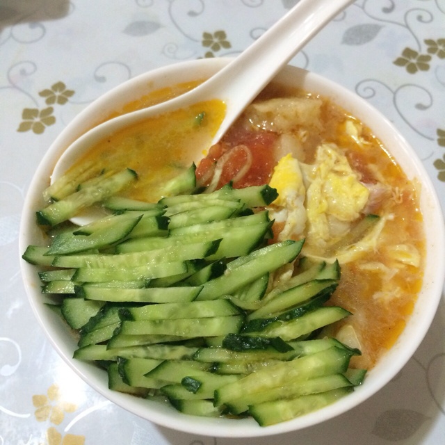番茄疙瘩汤