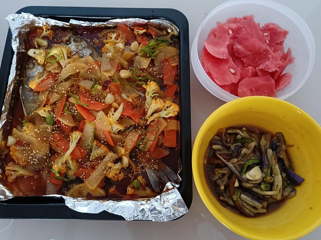 ㊙️🔥家庭版‼️香辣烤鲈鱼【北鼎烤箱食谱】