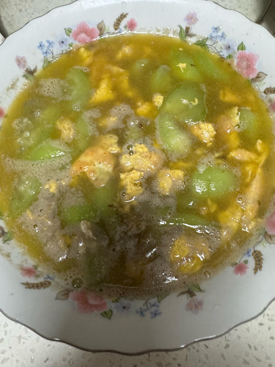 丝瓜鸡蛋汤