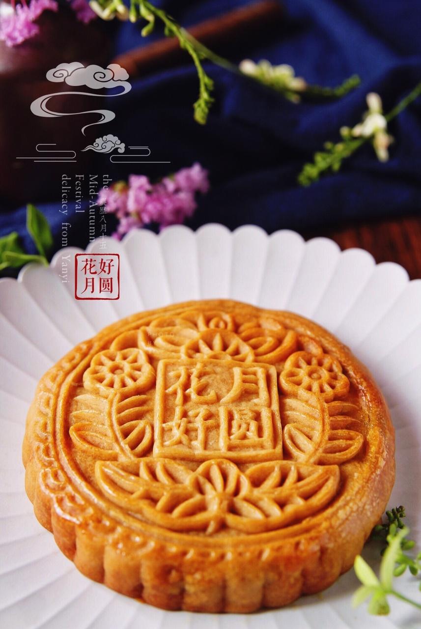 花好月圆广式莲蓉蛋黄月饼（250克大月饼）