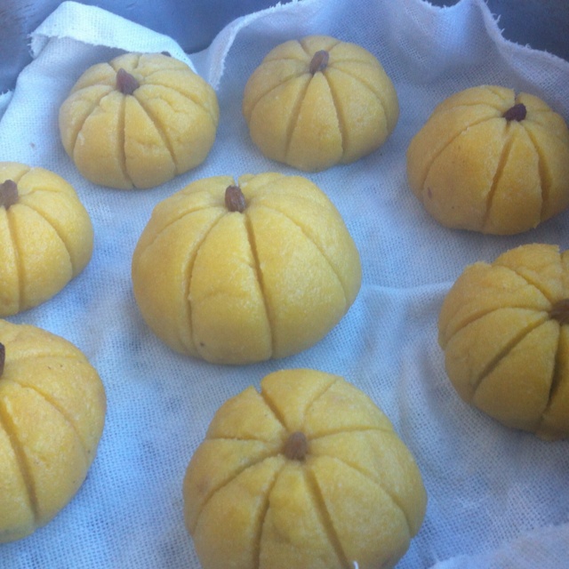 南瓜豆沙包