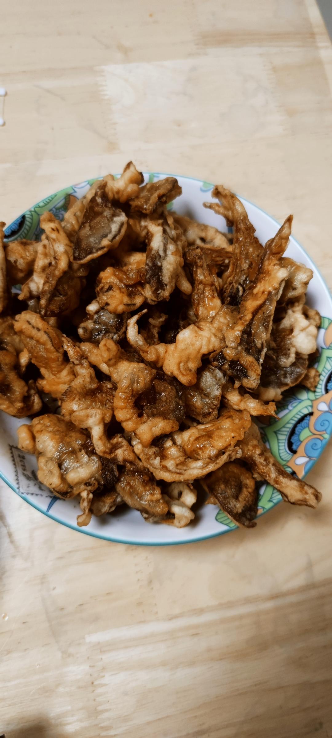 椒盐蘑菇-超好吃的下酒菜