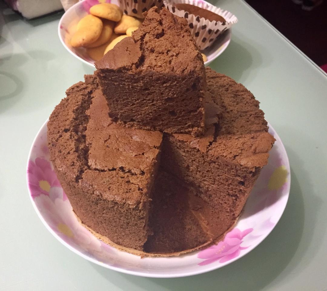不消泡的巧克力戚风
