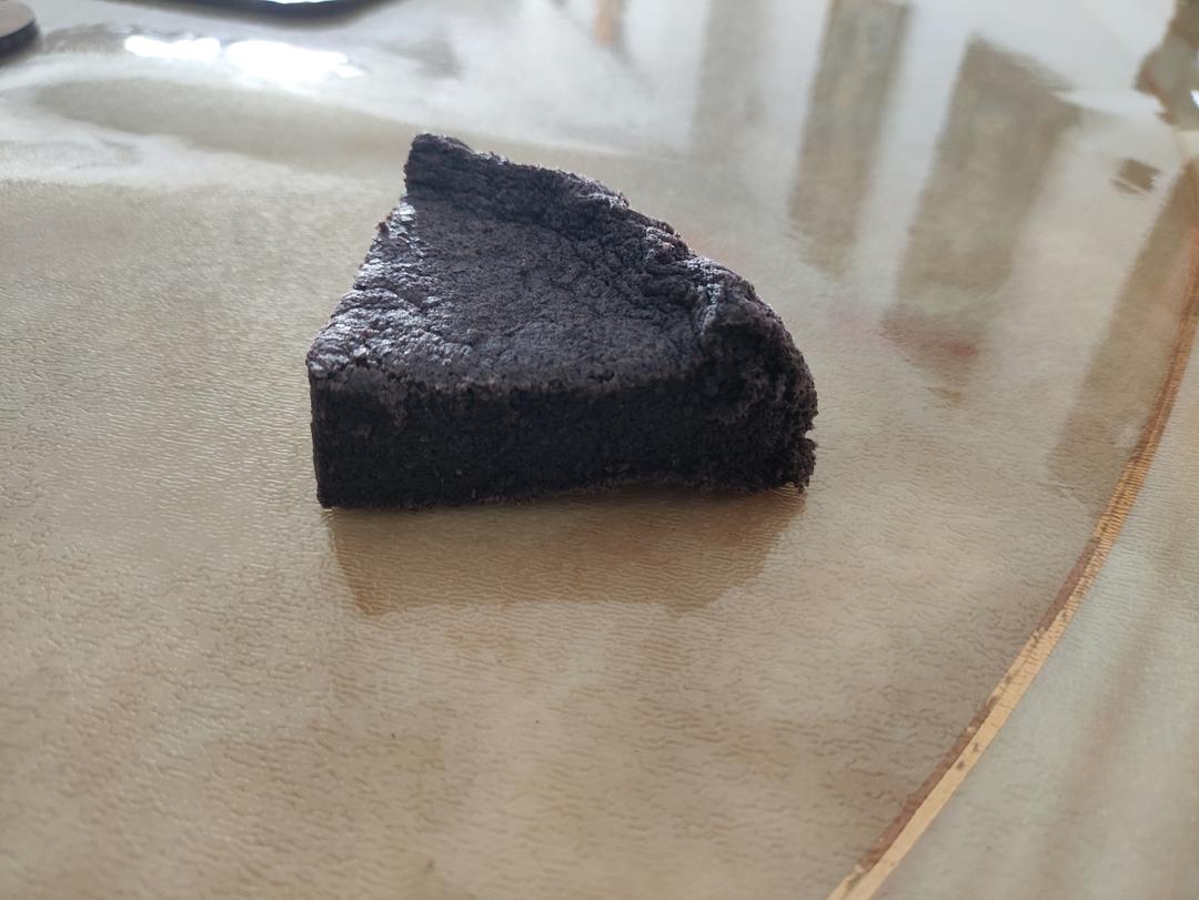 纯黑米的黑米糕