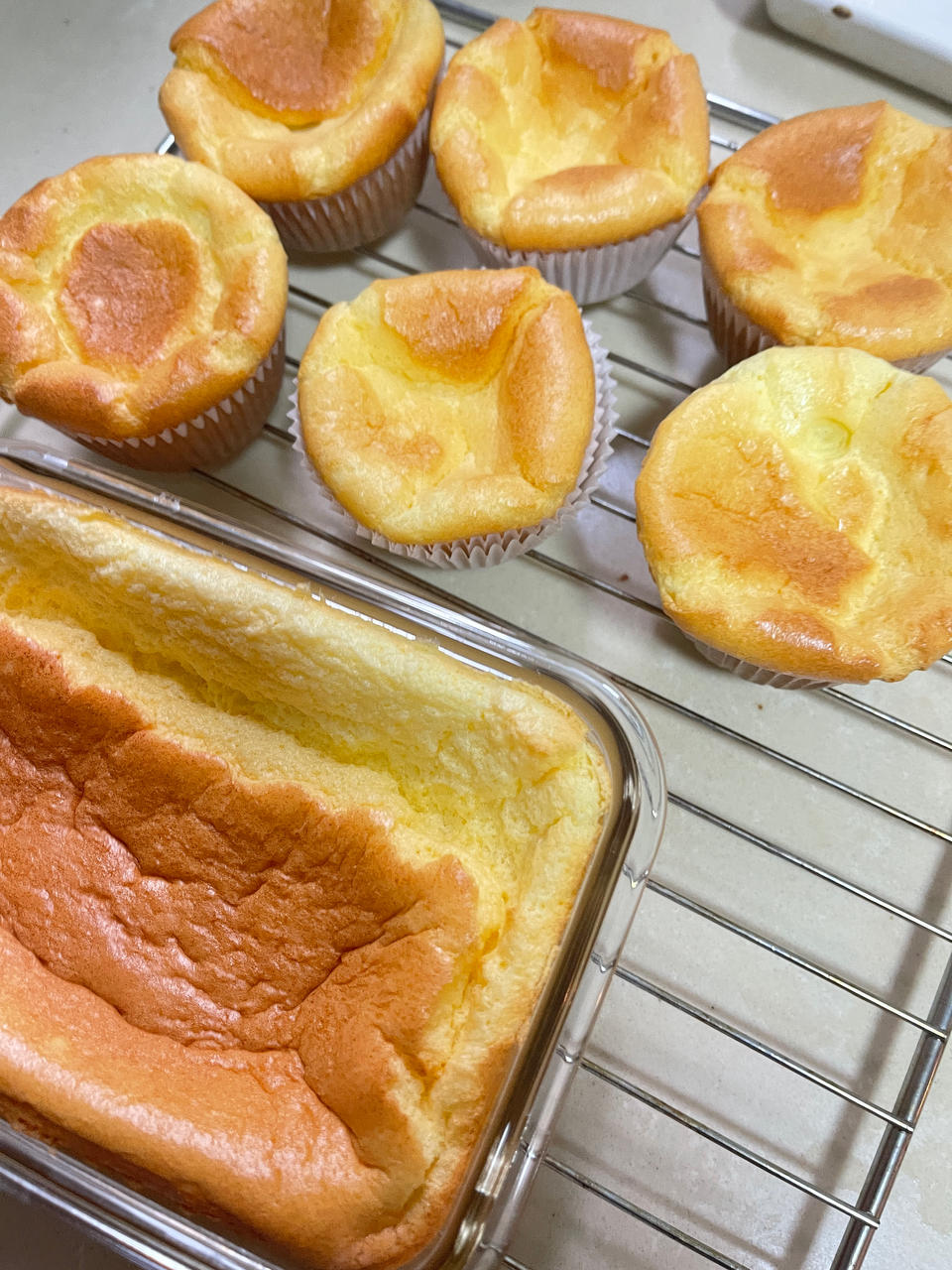 奶香馥郁的淡奶油纸杯戚风蛋糕🥧消耗淡奶油好办法