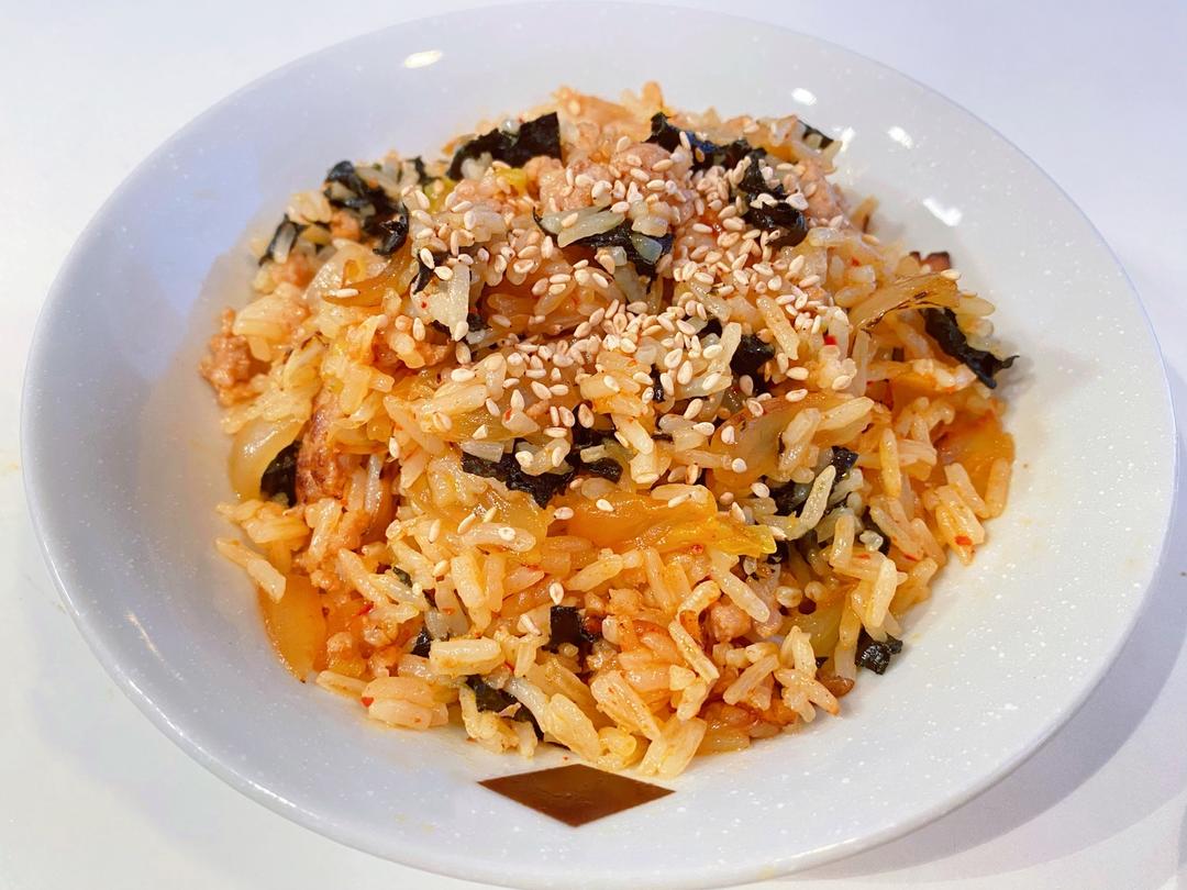 超浓郁韩式泡菜牛肉炒饭的做法