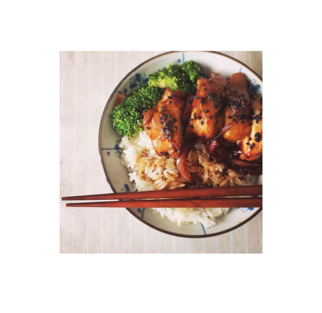 照烧鸡腿饭