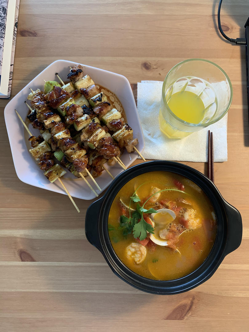 日式居酒屋 葱香鸡肉串 Chicken Teriyaki Skewers