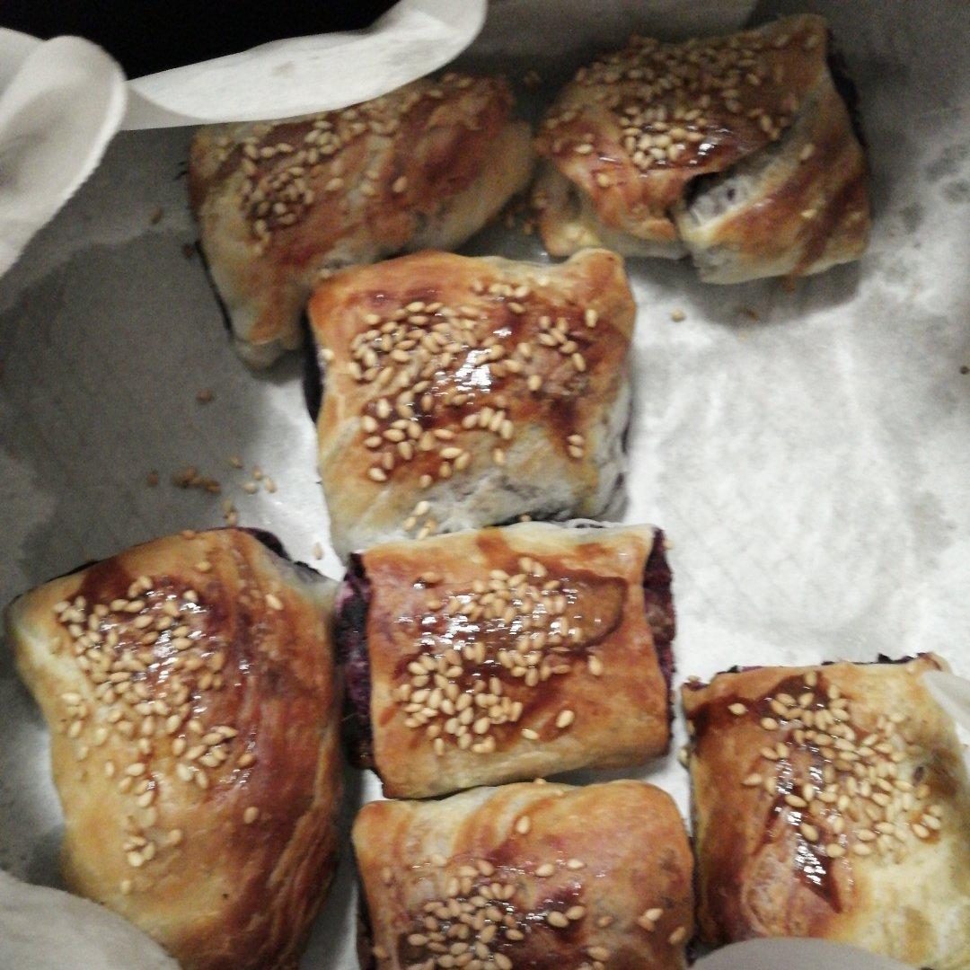 无需揉面❗️巨简单❗️酥到掉渣渣的紫薯酥饼