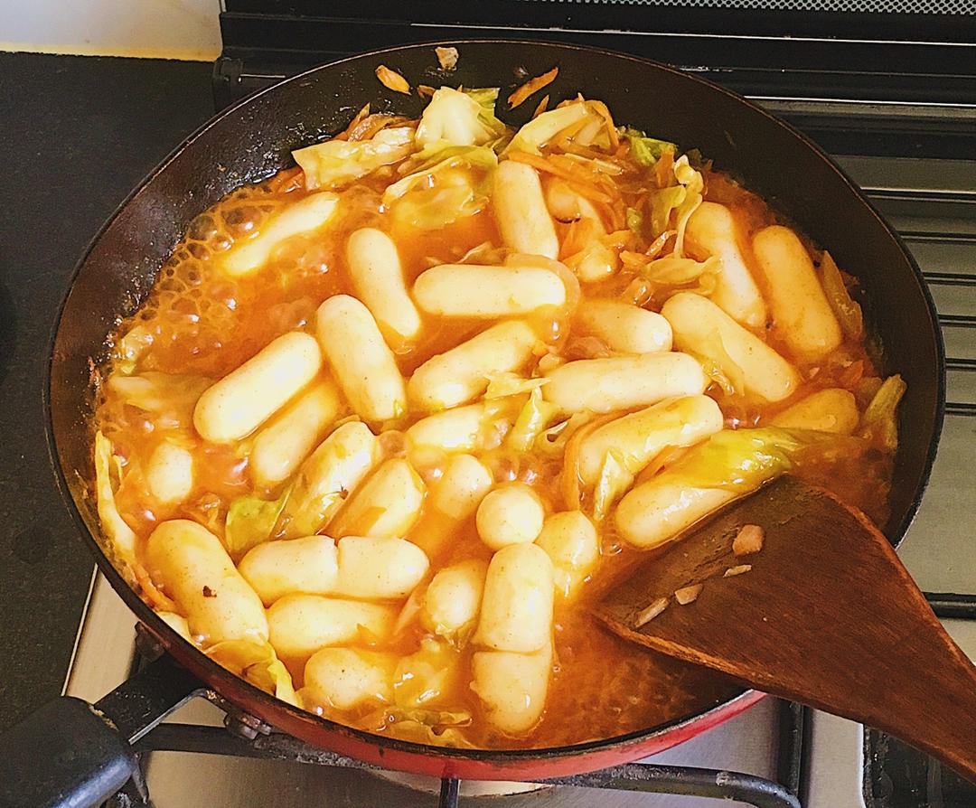 韩式辣炒年糕（or网红芝士套路之芝心年糕）