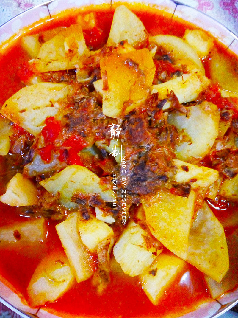 番茄烩土豆