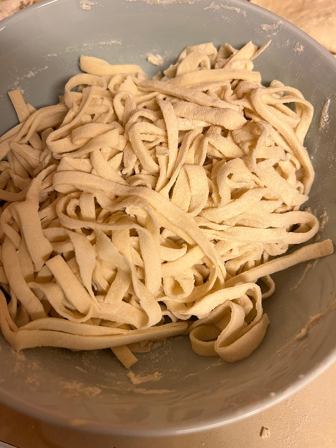 快手纯手工擀面条