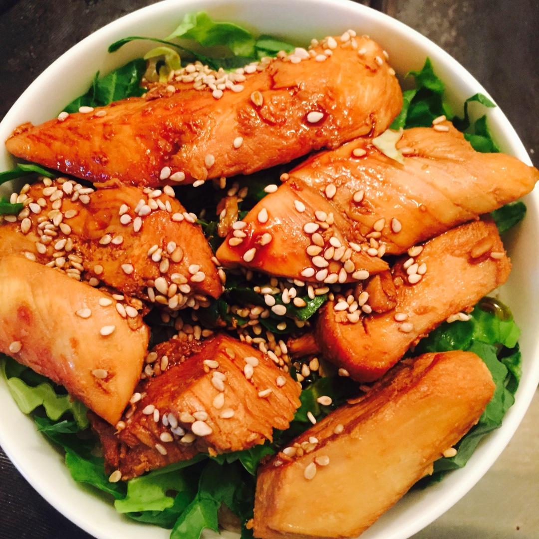 简单快手照烧鸡腿饭